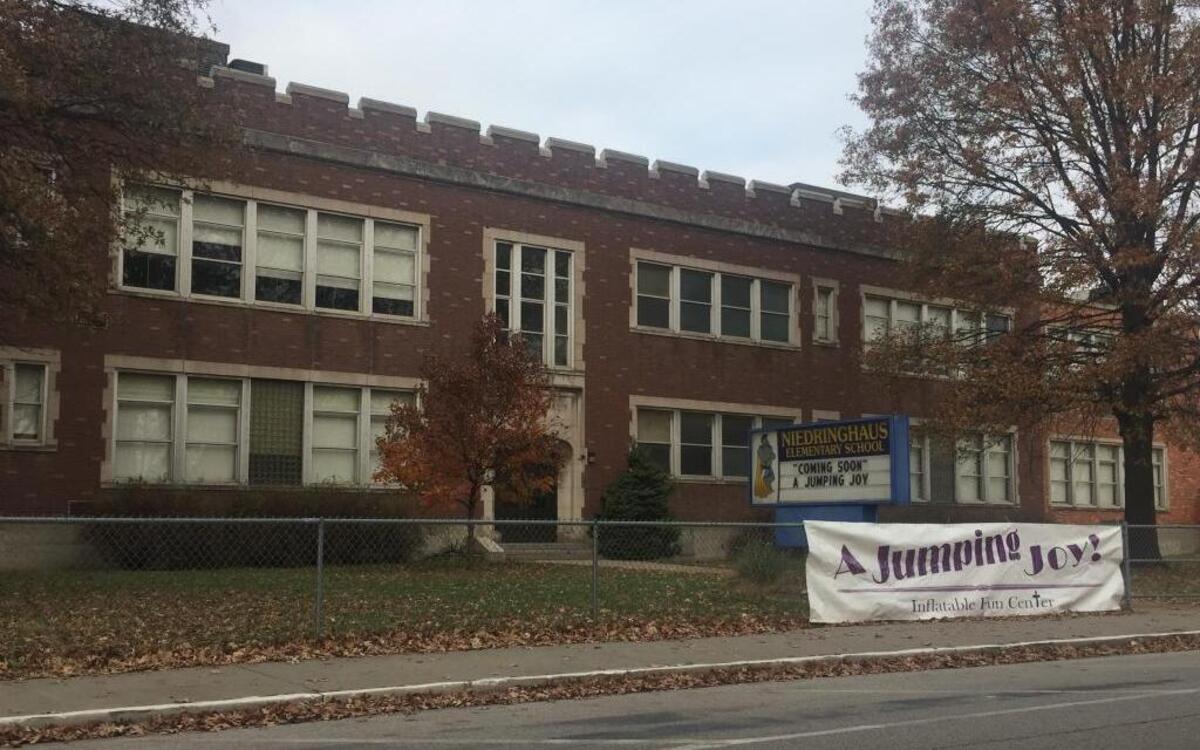 The A Jumping Joy! Fun Center plans to open its new location at 2901 State St. in Granite City, the former Niedringhaus Elementary School, according to its website. The business, which closed its location in Millstadt because of issues with its landlord, is an inflatable fun center and rental company.