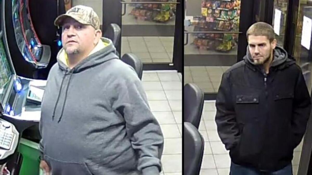 Illinois authorities are looking for these two men, who are believed to have stolen money from video gambling machines at truck stops in O’Fallon, Marion, Downs and Monee.