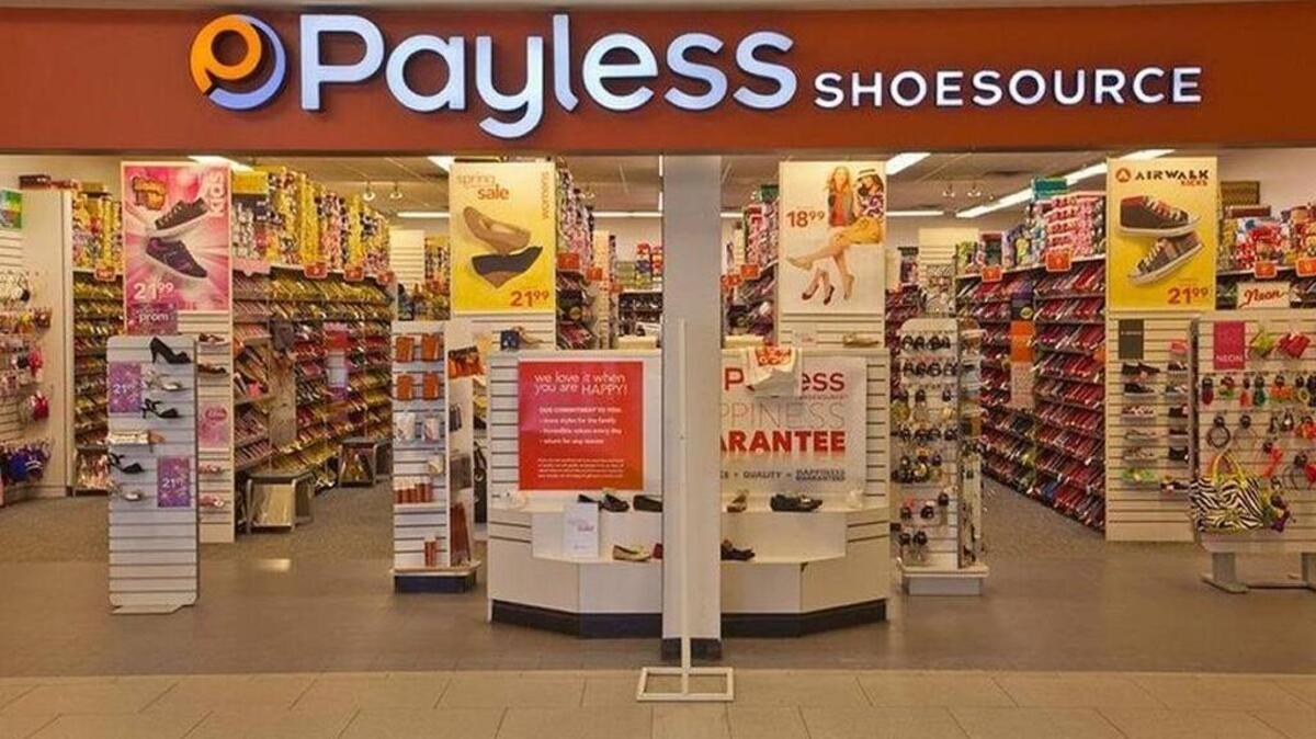 The exterior of a Payless ShoeSource at the Bentley Mall in Fairbanks, Ala. Payless announced Tuesday that the company has filed for Chapter 11 bankruptcy and will close hundreds of stores across the United States.