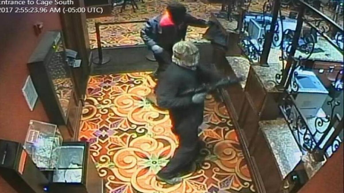 Illinois State Police released this image of suspects in the Casino Queen robbery on Sept. 17. Anyone with information is asked to contact ISP’s Sergeant Elbert Jennings at 618-571-4124, or CrimeStoppers at 866-371-8477. Callers can remain anonymous.