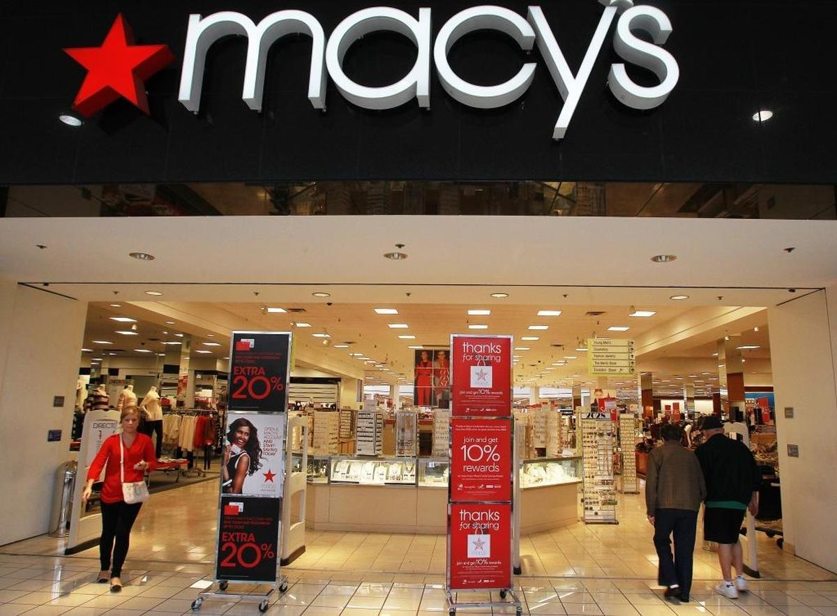 Macy’s is located at St. Clair Square in Fairview Heights.