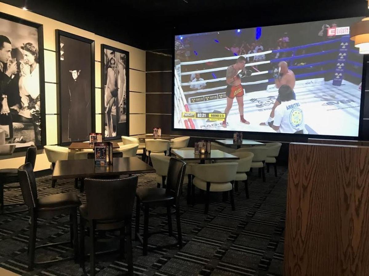 A look at the seating area at Take Five Lounge.