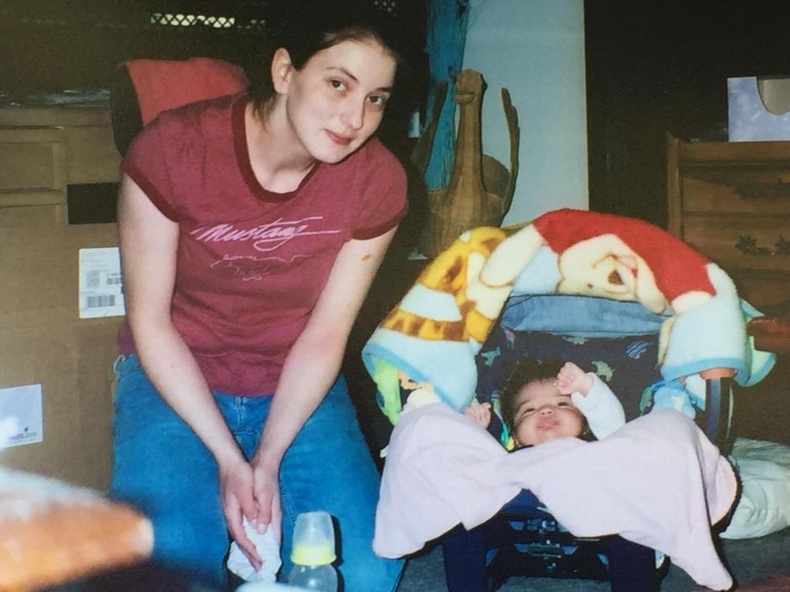 Elizabeth Quate in undated photo with daughter, Alyssa, whose decomposed body was found Tuesday in a garage in Centreville.