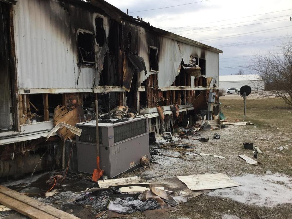 The family of eight lost their home in a fire on Saturday.