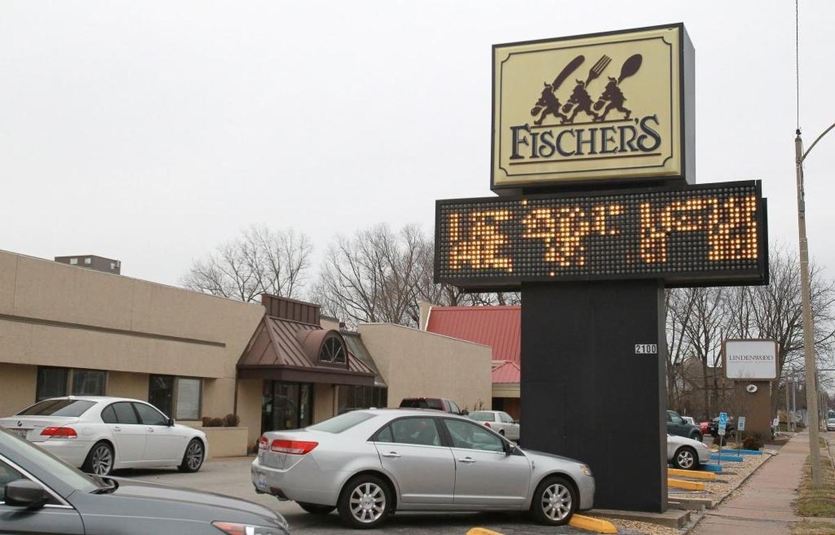 The exterior of Fischer’s Restaurant.