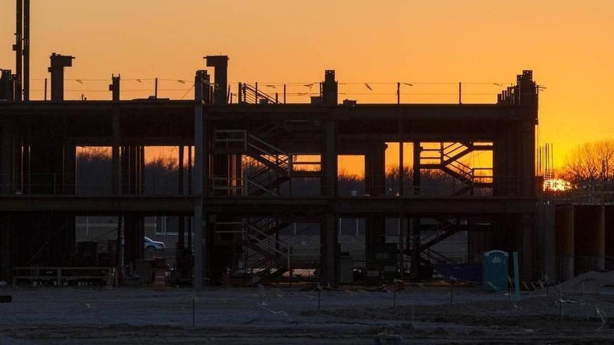Construction is underway on the new St. Elizabeth’s Hospital’s replacement facility in O’Fallon.