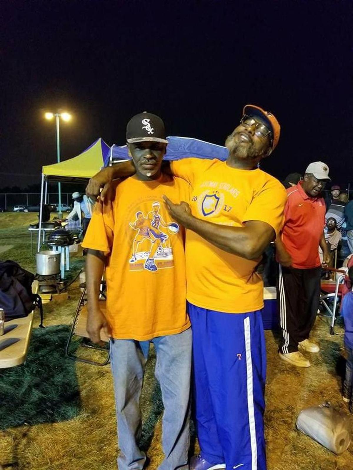 Graziano Baker (right) was fatally shot Saturday in East St. Louis.