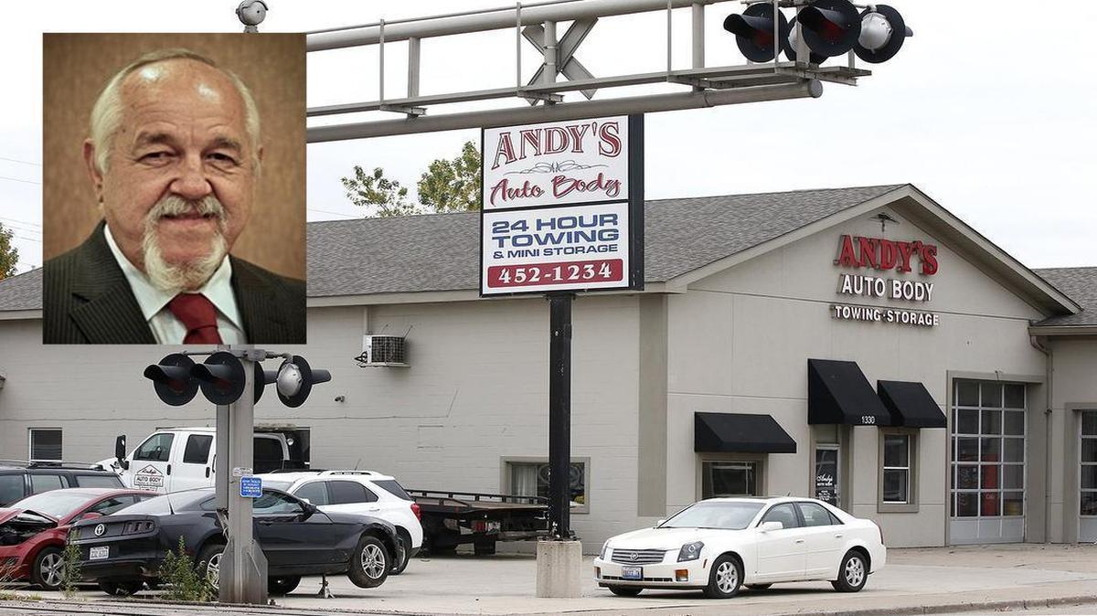 Andy Economy owns Andy’s Auto Body in Madison, where the government boards on which he serves did $38,154 in business during the past three to five years.