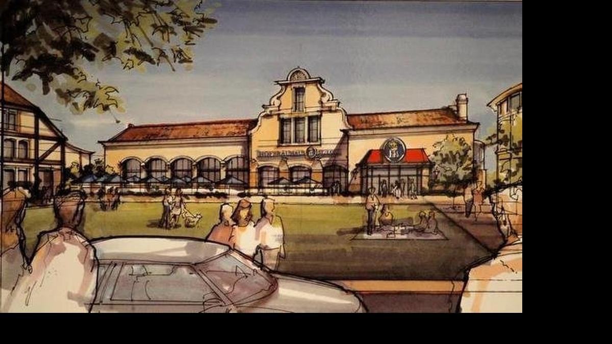 
Artist’s rendering of a Hofbrauhaus planned to be built on Illinois 15 in Belleville.
