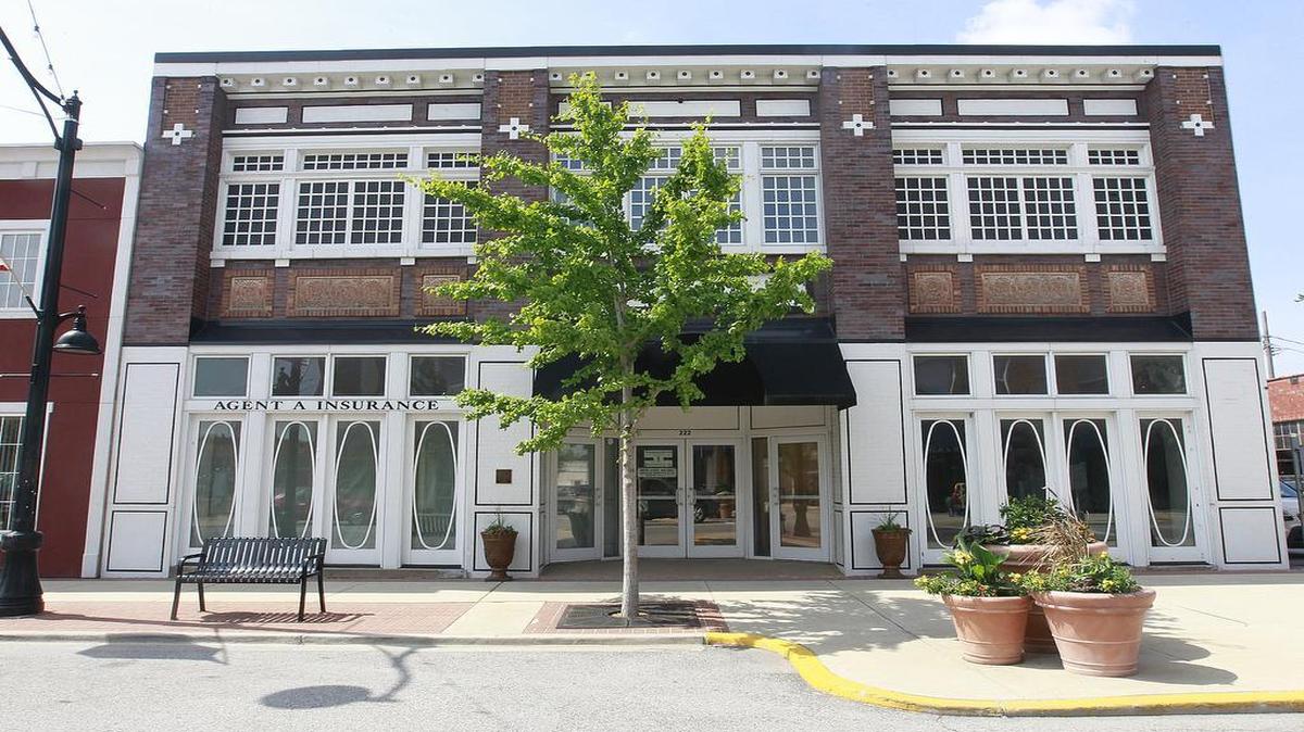 
The former Washington Theater at 222 West Main Street is now office space. 

