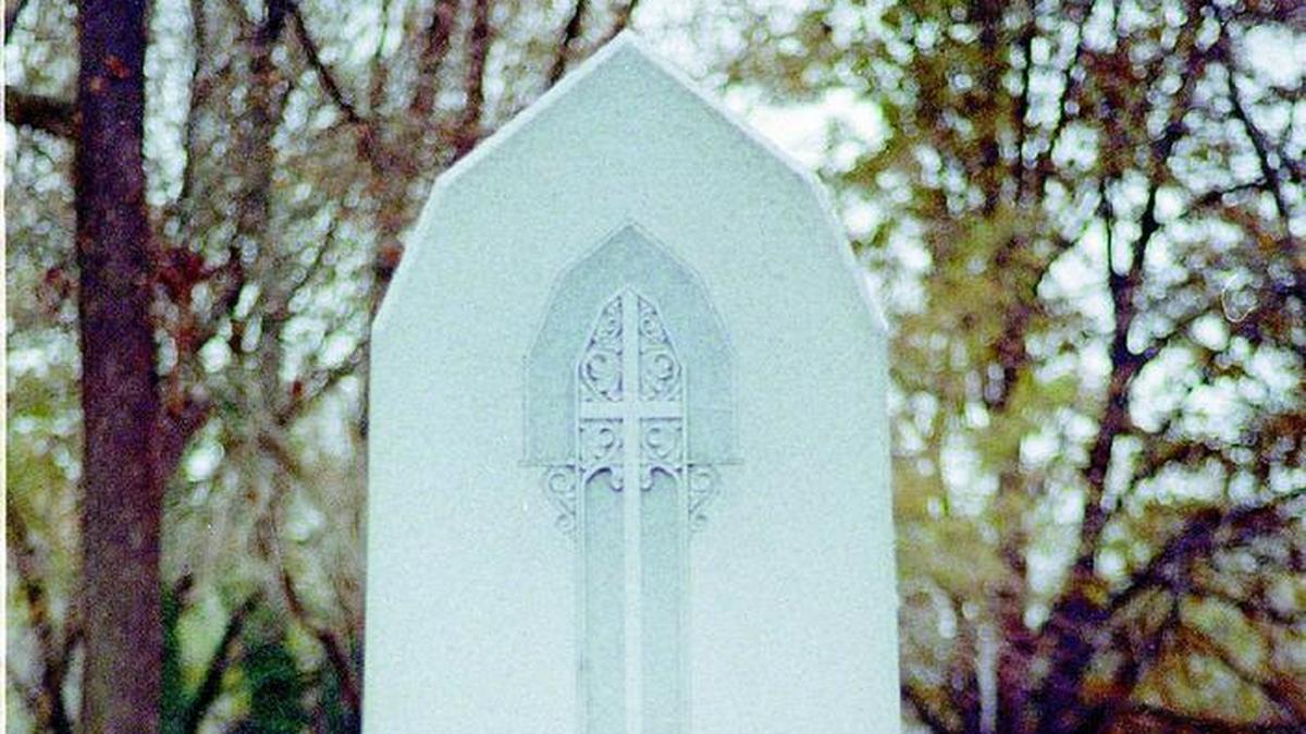Pearl Harbor monument at Messinger Cemetery.