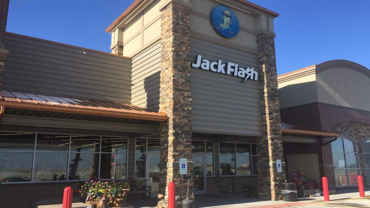 A Jack Flash convenience store will be built off Illinois 15 in Belleville. The entire complex is valued at over $100 million. This is a photograph of the Jack Flash in Farmersville and is similar the store planned for Belleville.