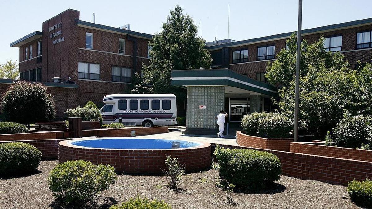 Exterior of Touchette Regional Hospital in Centreville