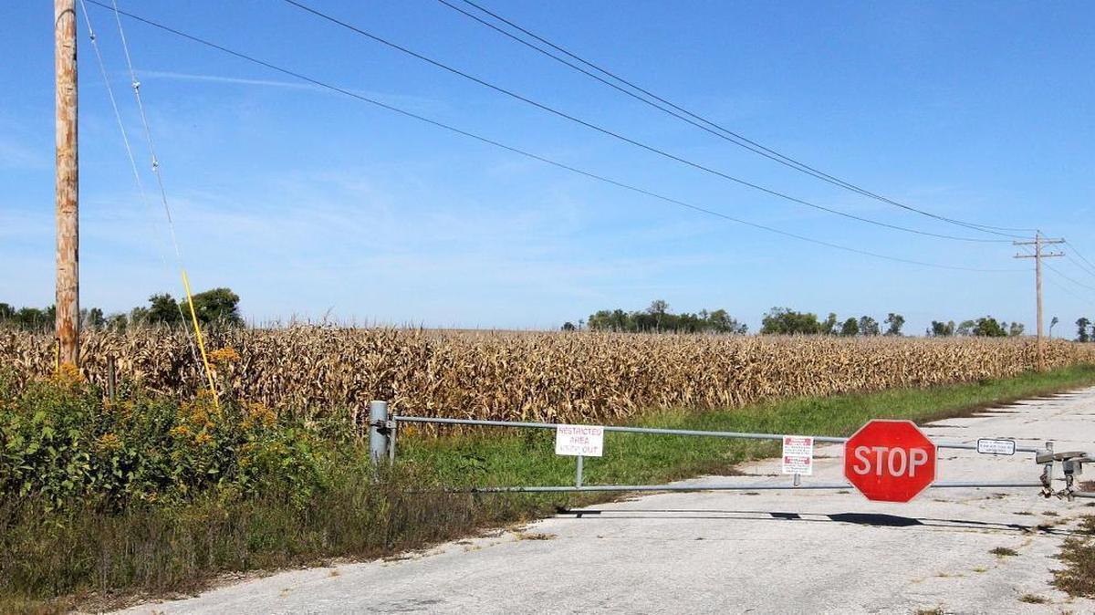 
View of the area for the proposed new site for the NGA at Scott Air Force Base.
