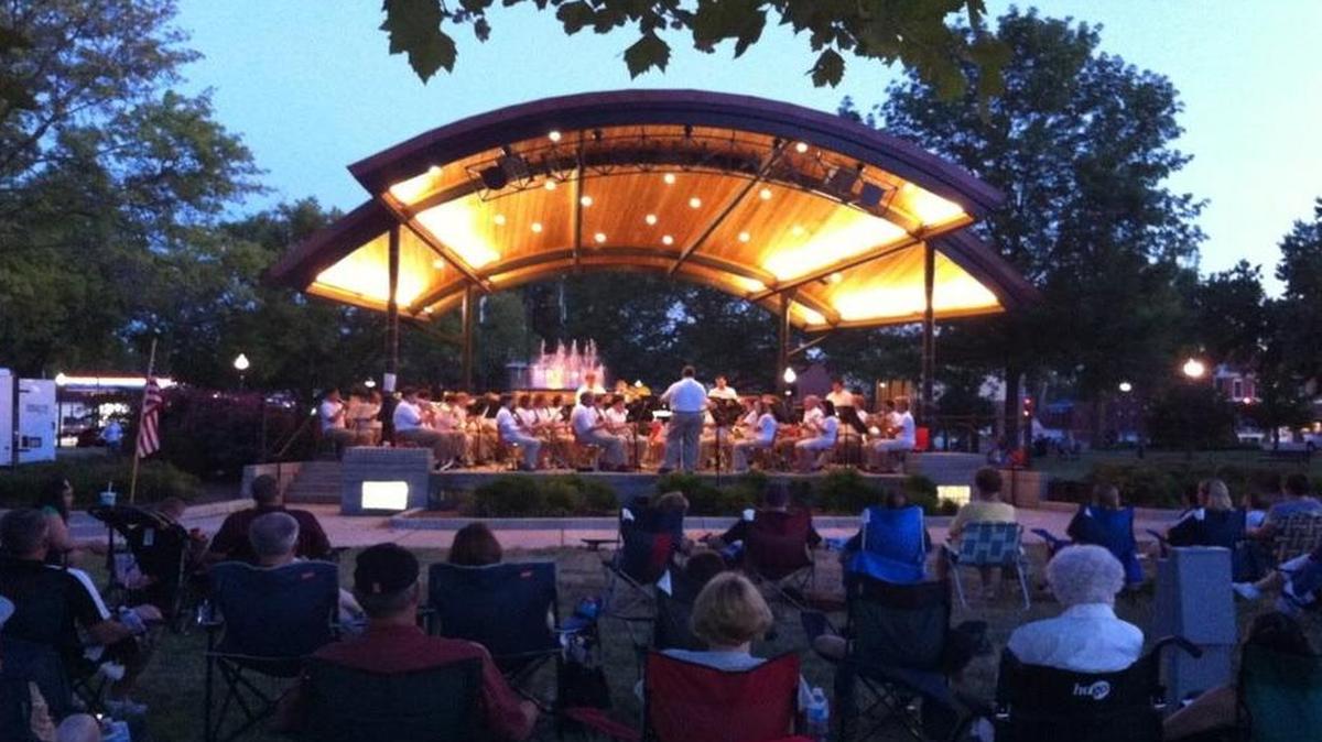 Highland Municipal Band concerts fill the summer night air with plenty of lively music.
