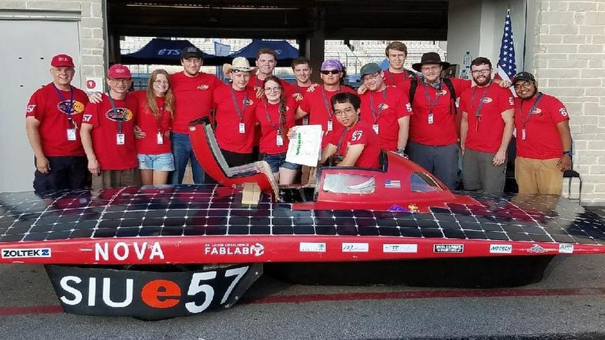 The SIUE Solar Car team finished in the top 10 at the Formula Sun Grand Prix (FSGP) held July 2-8 in Austin, Texas.
