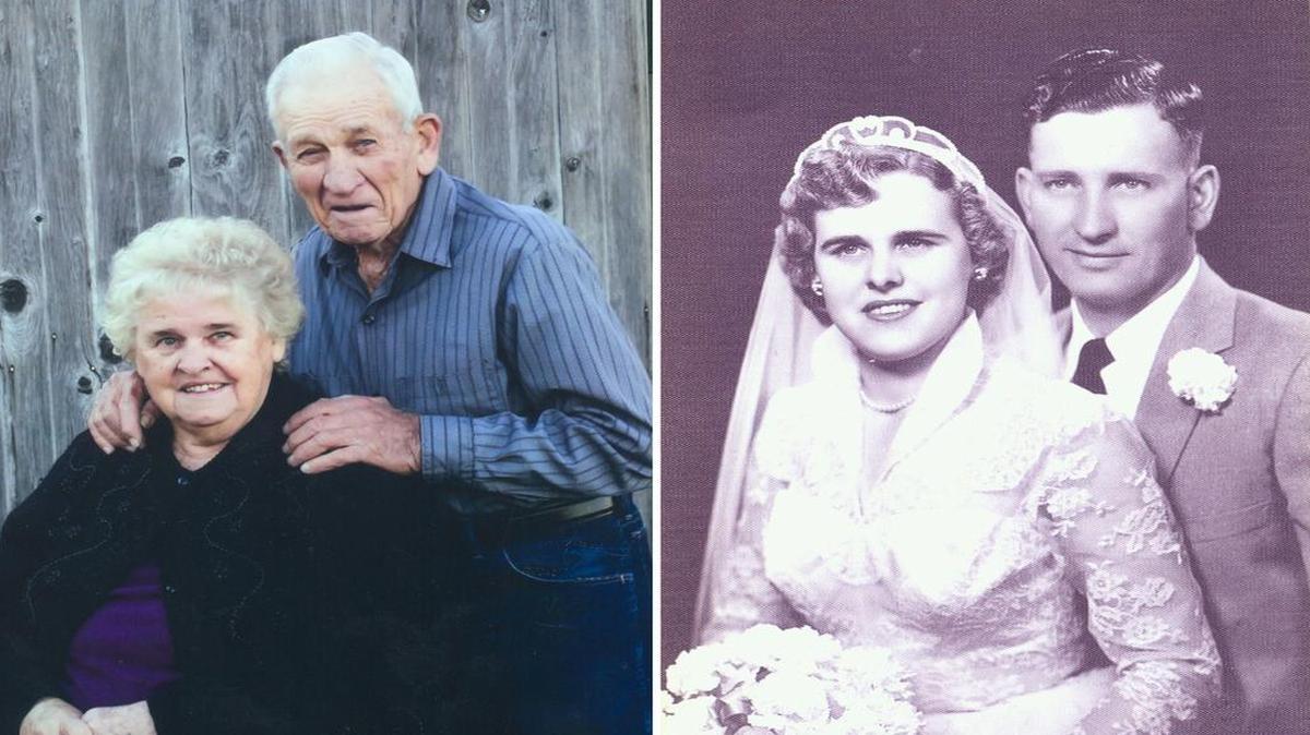 Dolores (nee Huelsmann) and Cyril Weis were married on April 18, 1956.