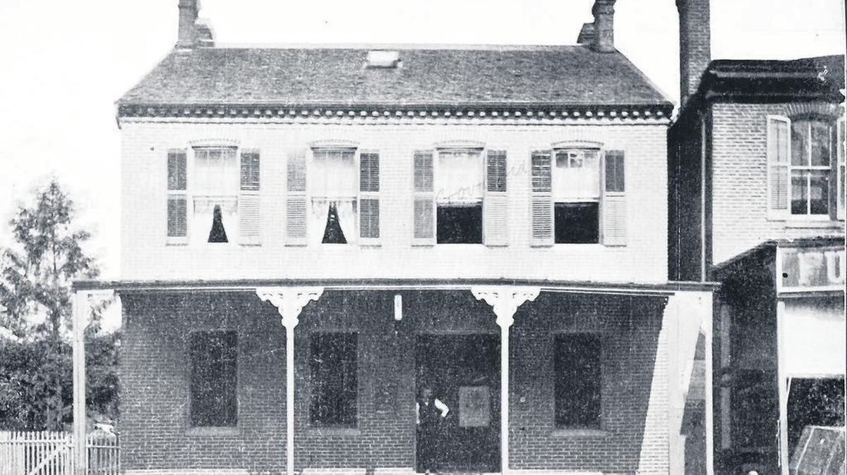 The building at 1017 Washington Street, likely built sometime between 1864-1866, stood until 1993, when it was torn down to make a parking lot.