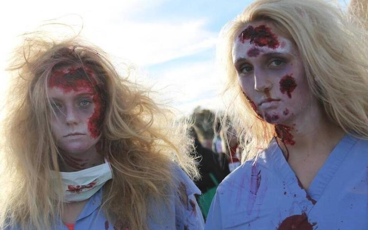 Triad High School will hold its annual “Zombie Run” on Tuesday, Oct. 25. Use speed, strategy and your intact brain to make it to the finish line “alive” with at least one flag intact.