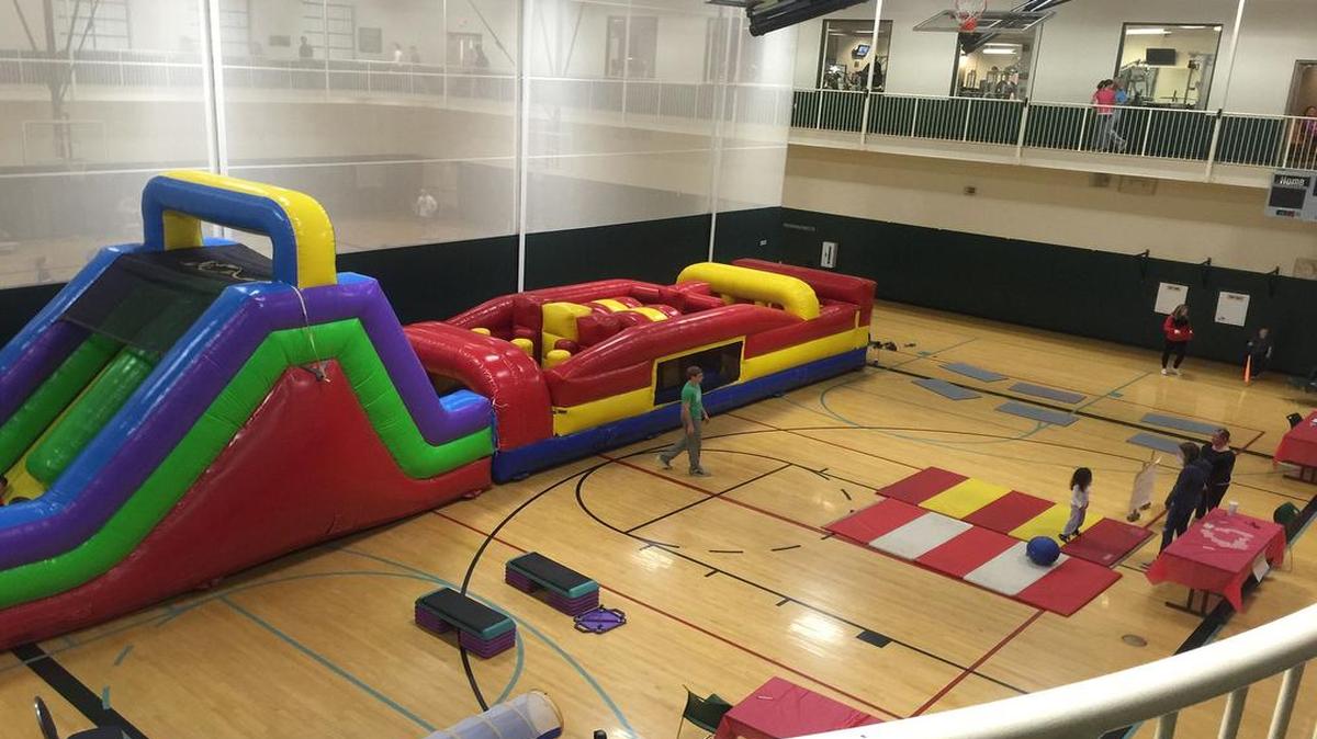 HSHS St. Joseph’s Highland hosted the fifth annual Poker Heart Walk at the Korte Recreation Center on Friday, Feb. 12. The annual event offers activities for adults and children, including an inflatable obstacle course for kids ages 12 and under.