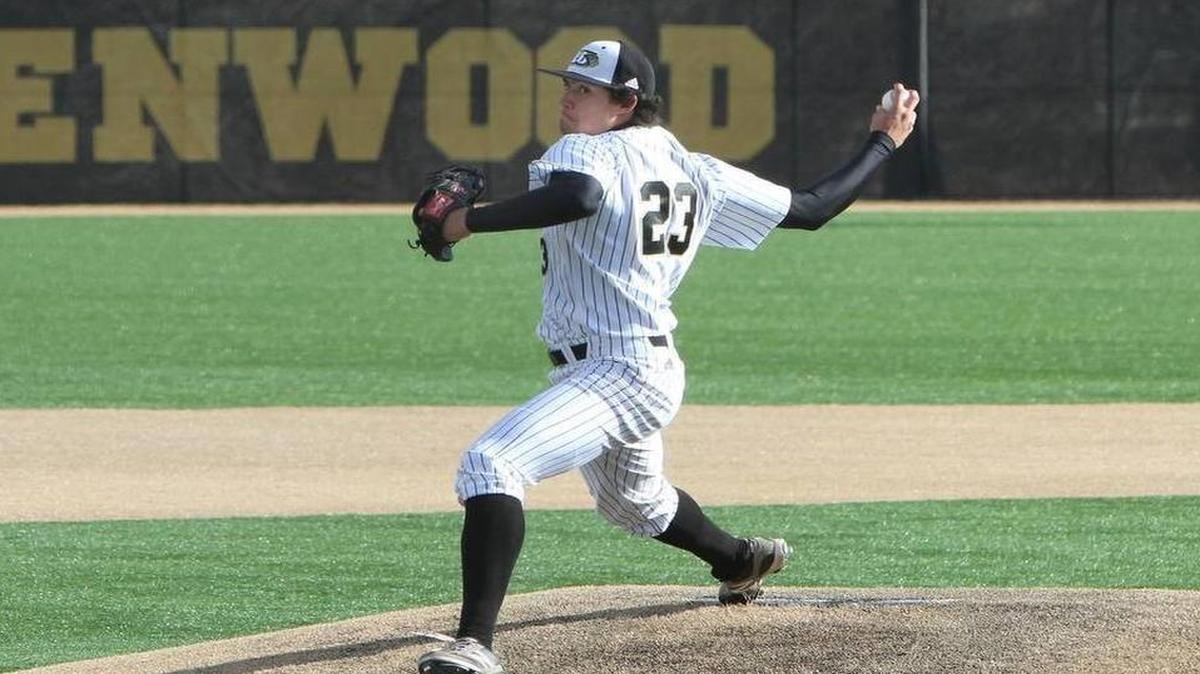 Highland native Geoff Hartlieb, shown delivering a pitch for Lindenwood University, was selected in the 2016 Major League Baseball First-Year Player Draft for the second straight year, this time by the Pittsburgh Pirates with the 885 th selection in the 29 th round on Saturday.