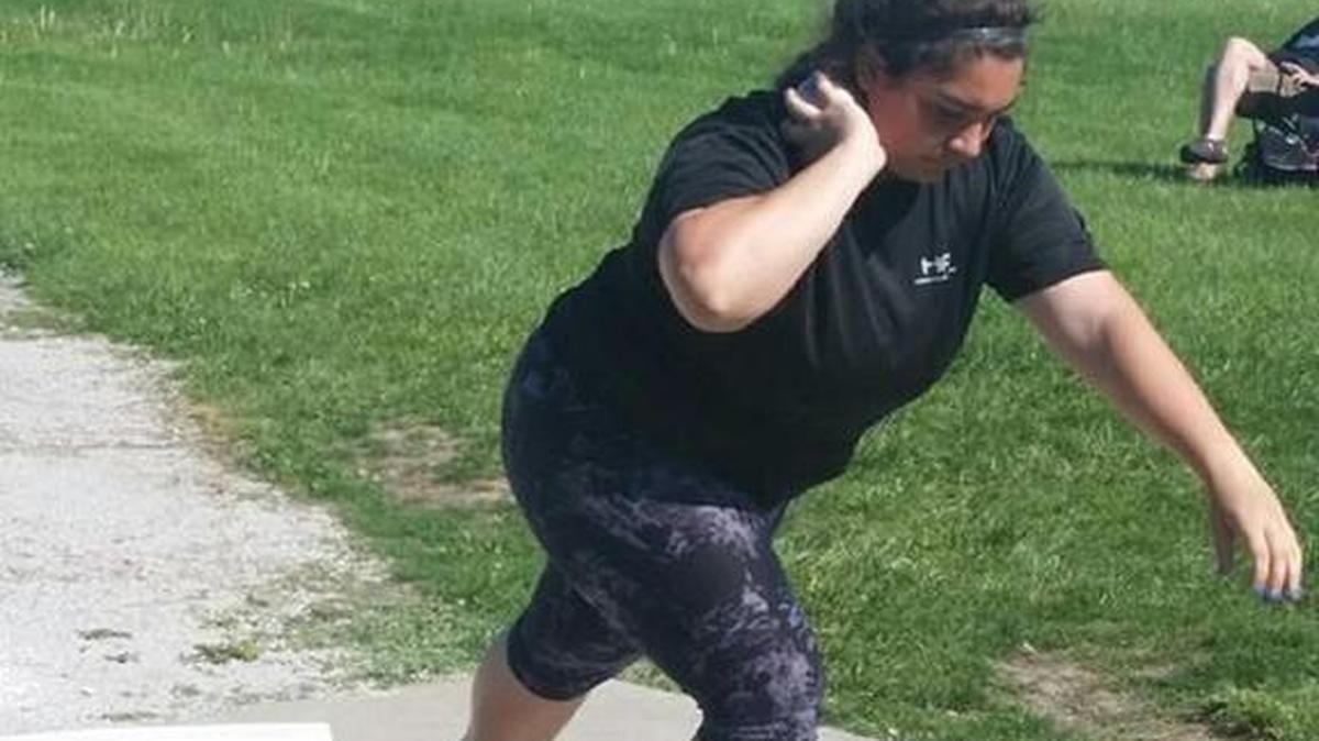 Highland junior Polly Czar qualified for the IHSA Class 2A State Meet after finishing in second place in the shot put with a personal-record throw of 36 feet, 2 inches Friday at the Rochester Sectional.