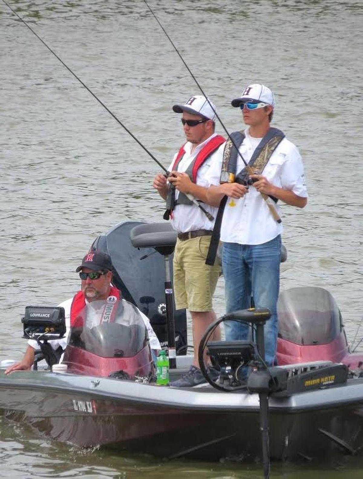 Fishermen on Carlyle Lake.