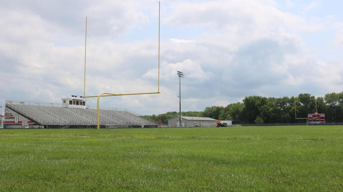 A committee is formulating a plan to change Highland High School’s football stadium playing surface from natural grass to artificial turf, as well as other upgrades to the facility, that could have a final cost close to $1 million.