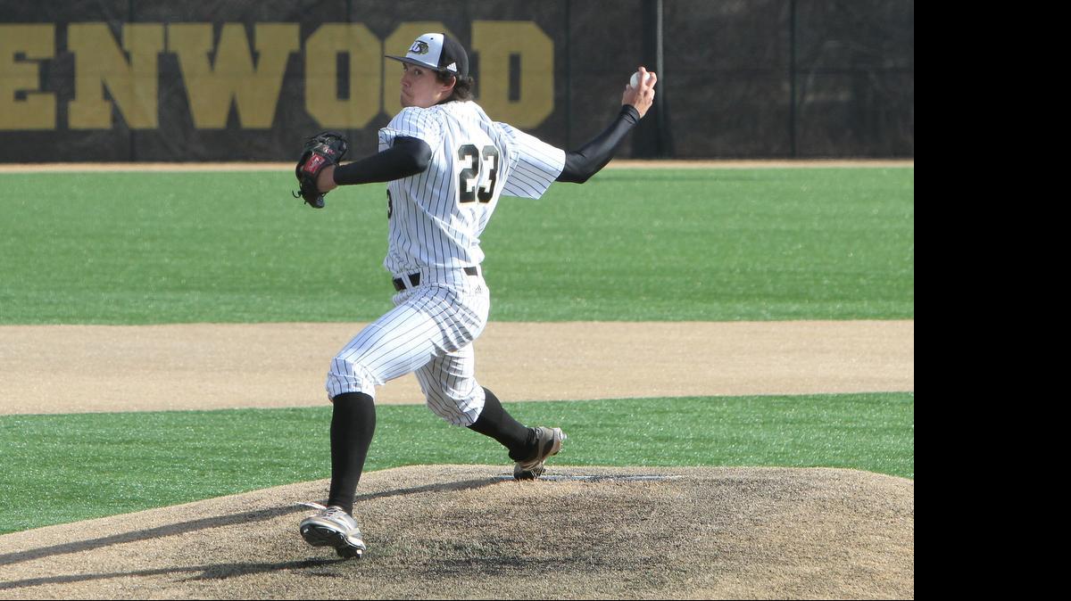 
Geoff Hartlieb of Highland delivers a pitch for Lindenwood University this spring. On Wednesday, Hartlieb was drafted by the New York Mets in the 37th round of the MLB Amateur Draft.
