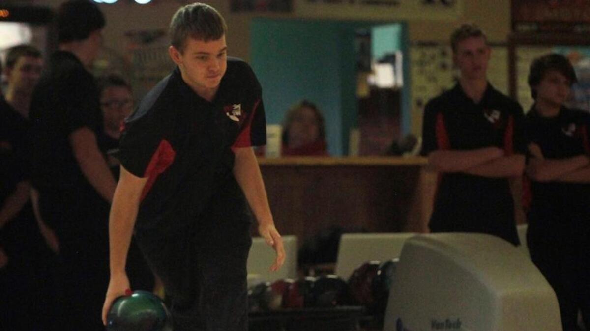 Highland junior Adam Buske shot a team-high six-game series of 1,208 to help the Bulldogs grab the fourth and final sectional-qualifying team spot at the IHSA Triad Bowling Regional Saturday at Camelot Bowl in Collinsville.