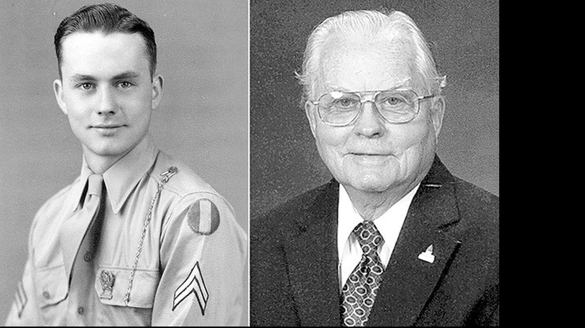
On the left is Roland Harris as a young corporal in the U.S. Army. On the right is Roland today, just shy of his 90th birthday.
