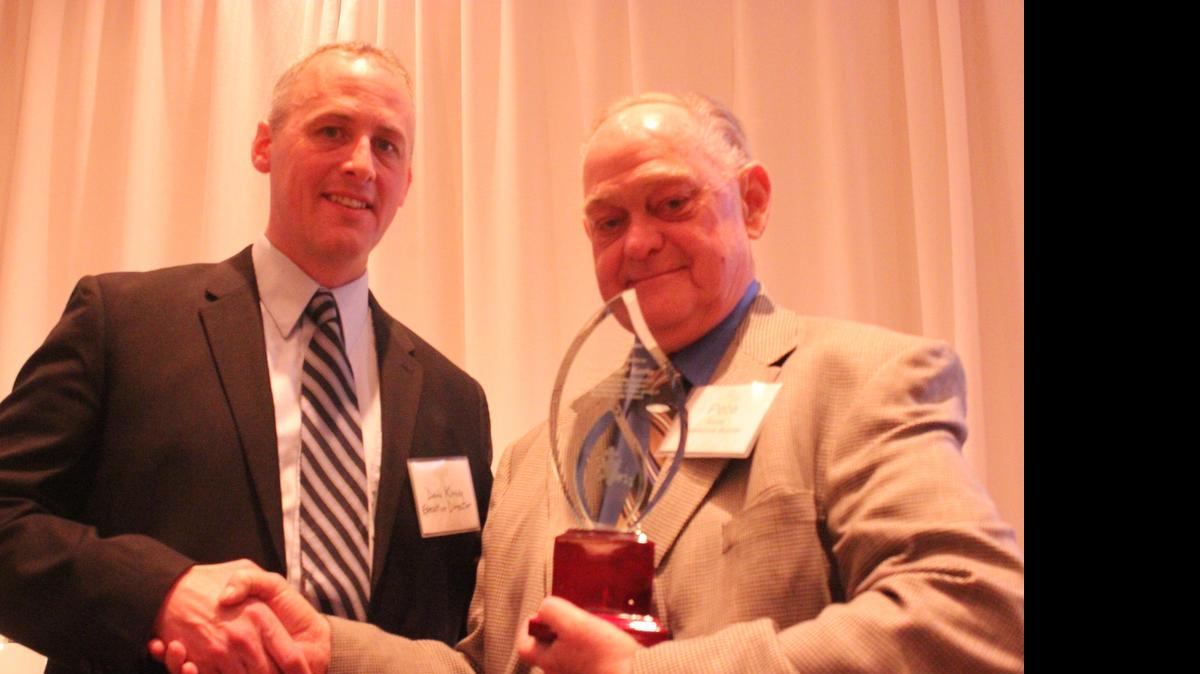 
Cyril “Pete” Korte was recently honored as the first recipient of the Ondessonk Builders and Founders Legacy Award at the 2015 Camp Ondessonk Gala and Benefit Auction in Fairview Heights.
