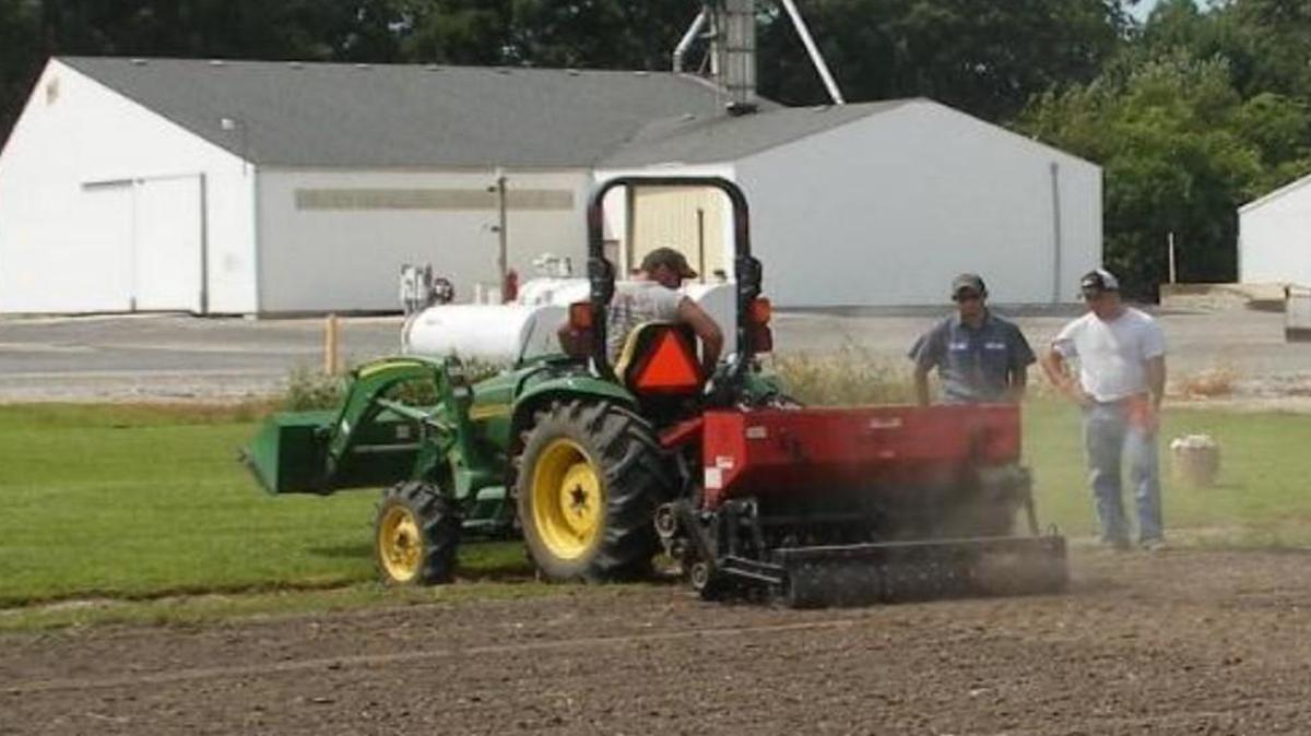 Twelve cover crop species were planted for demonstration at the FS facility in Marine in August. The plots are located just east of the FS office building, along Illinois Route 143.