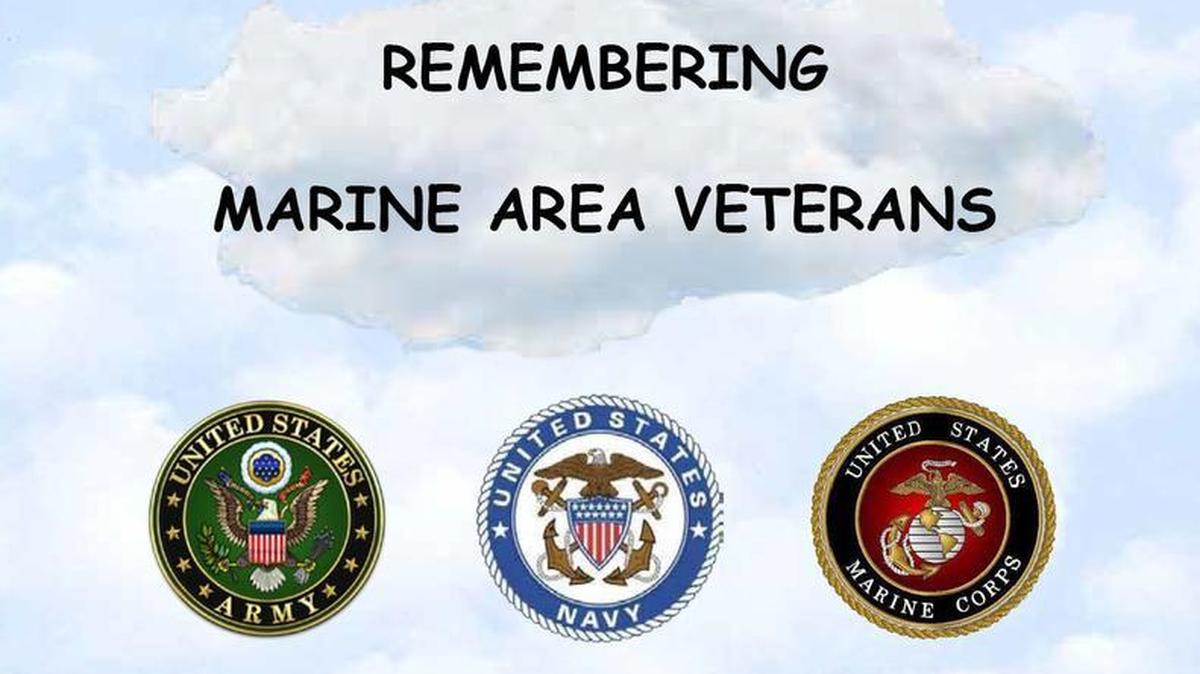 The book “Remembering Marine Area Veterans” is 275 pages long and contains information on more than 700 veterans from the Marine area. Pictured is the book’s cover.