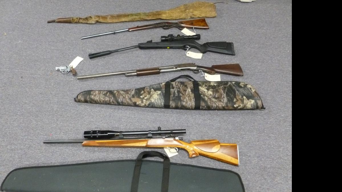 
Multiple firearms were recovered during a traffic stop last weekend by Maryville Police. Anyone with information about the proper owners of the guns is asked to call Maryville Police at 344-8899.
