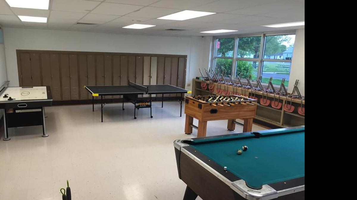 
A Game Room has been added to the list of amenities at the New Douglas Rec Plex, complete with air hockey, ping pong, fuseball and a pool table. You must be 13 or older or with the company of an adult to occupy the Game Room.

