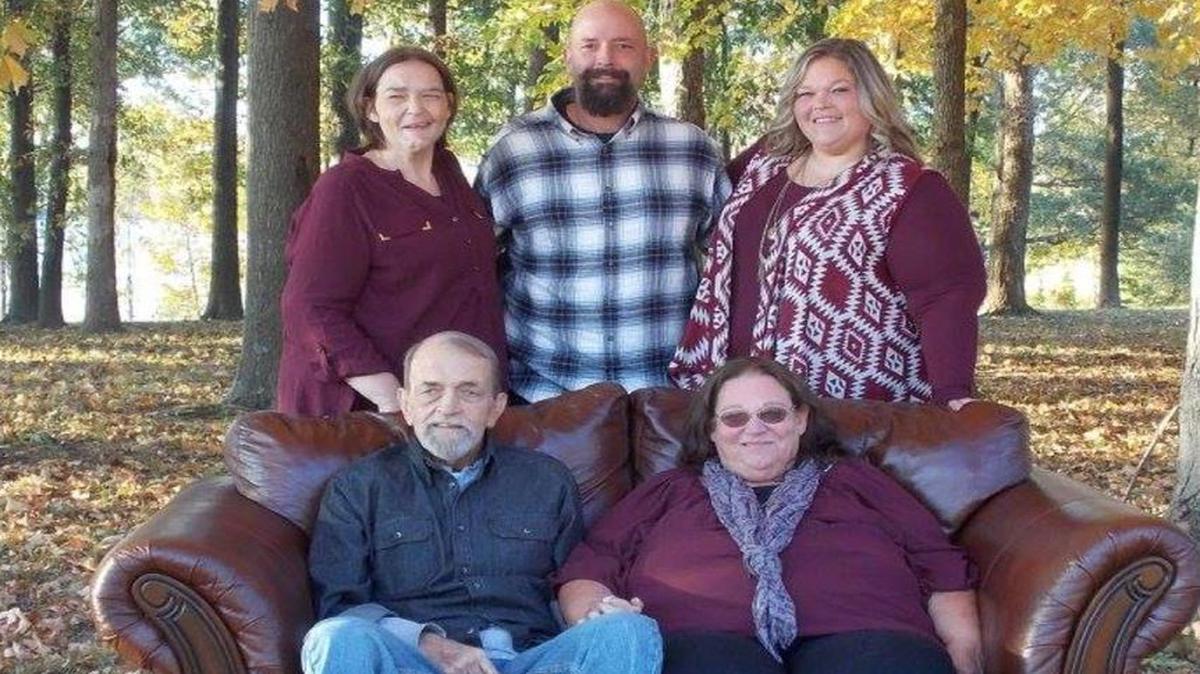 The Scaggs family gathered at Silver Lake for Amanda’s birthday on Oct. 17. It was the last family photo they would have together before Amanda and Howard’s passing a few weeks later. Pictured in front are Howard and Wilda Scaggs. Behind the couch from left are Amanda Scaggs, Jon Scaggs, and Liz Scaggs.