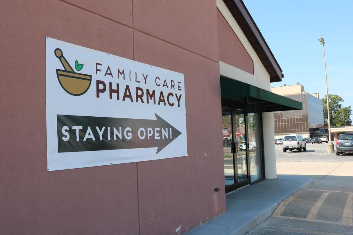 The new Family Care Pharmacy at 1108 Broadway. The business owner Dan Fieker said that with the new location comes some big changes including product expansion, the addition of a loose-leaf tea shop and the possibility of yoga classes. The pharmacy still offers the same products and has a drive-thru window located in between the building and Highland Fire Station No. 1.