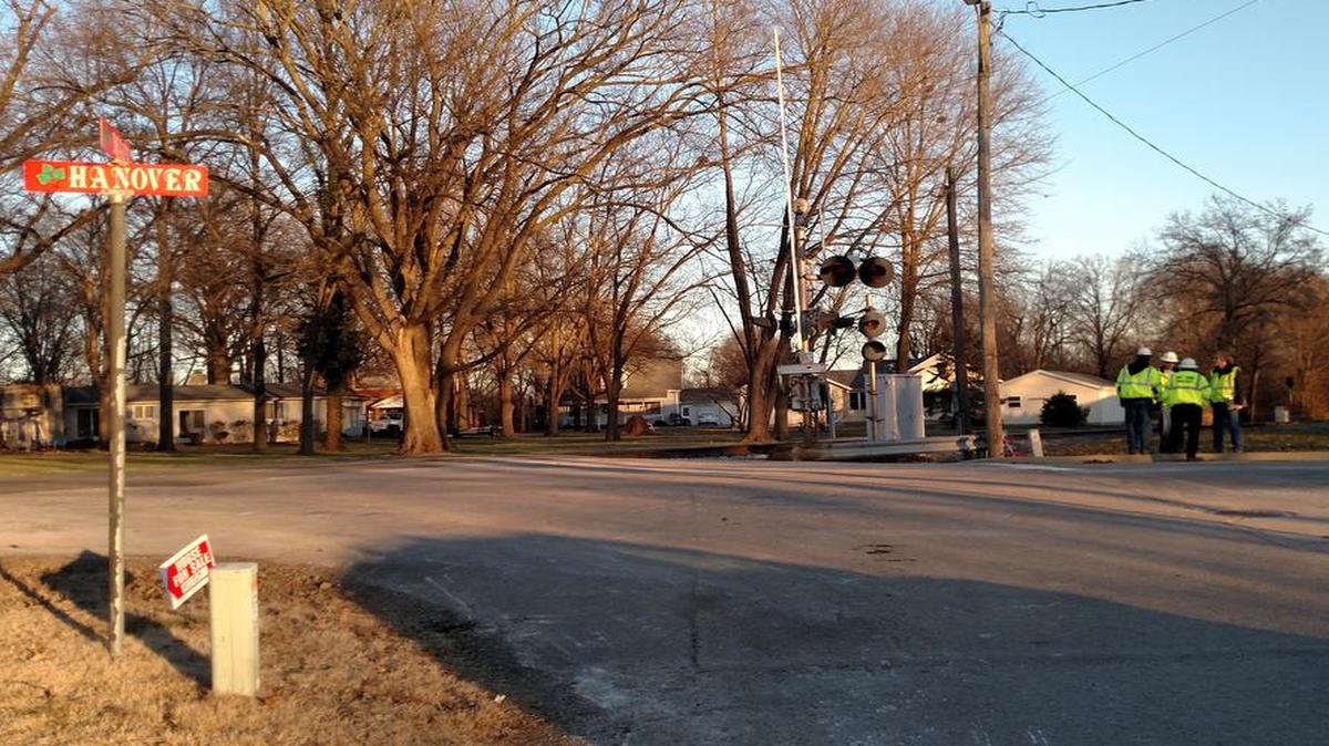 Norfolk Southern employees were stationed at the Breese-Germantown Road crossing in Germantown Friday afternoon following a fatal collision between a westbound train and a vehicle. Killed in the crash was Stephen Hellmann, 80, of Aviston.