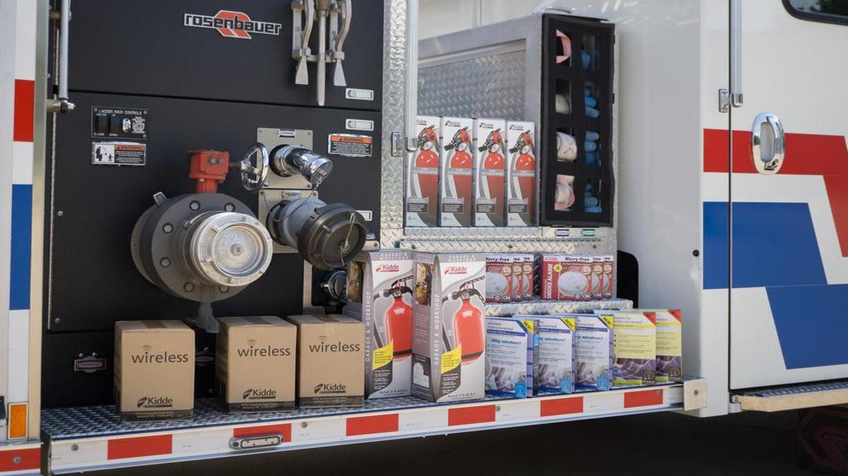 Residents of the Highland-Pierron Fire Protection District can now contact the fire department to not only purchase a wide variety of smoke detectors, carbon monoxide detectors, and fire extinguishers at wholesale prices, but a member of the fire department will also come out to install the products, offer advice on placement and quantity, and perform a walk-through of the home to identify other areas of increased risk if the homeowner desires.