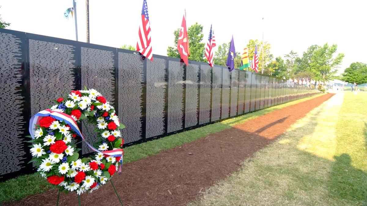 Vietnam Traveling Memorial Wall will be open for viewing 24/7, beginning at 9 a.m. on Friday, Sept. 9 until 3 p.m. on Sunday, Sept. 11 at Tri-Township Park in Troy.
