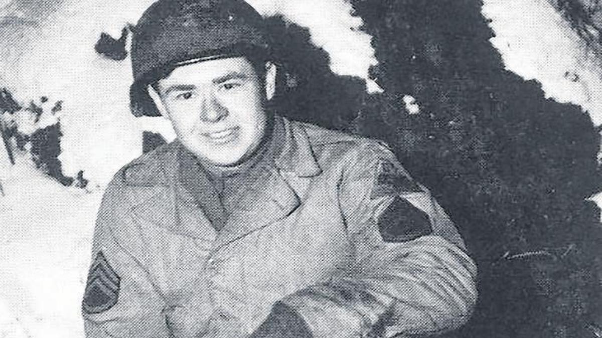 Edwin “Ed” Frisse’s picture in the Highland Sesquicentennial Book on Page 108 shows him in his Army uniform as a staff sergeant in World War II.
