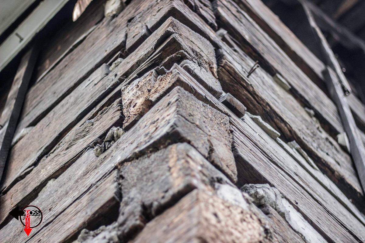 After clapboard siding was removed from the home at 412 S. Oak St. in O’Fallon, owner Paul McCleery discovered the home was a log cabin dating back to the late 1800’s. The structure is currently in the process of being torn down with undamaged logs being saved.