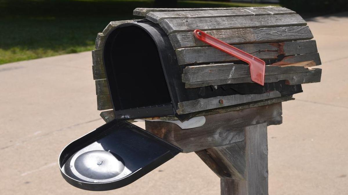 Damaged mailbox with decorative wood in the 3200 block of Hunters Way. Shiloh Police continue to investigate a case of multiple reports of vandalized mailboxes and yard ornaments Monday. Police suspect it was the work of juveniles overnight Sunday.