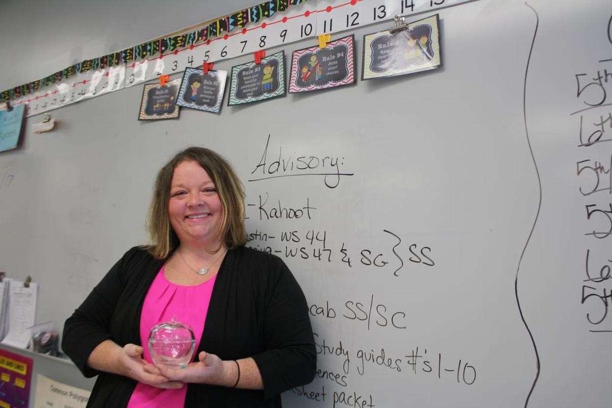 A 2017 Emerson Excellence in Teaching Award recipient, Wendy Kassing of O’Fallon, teaches fifth and sixth grade special education at Shiloh 85 School District’s Shiloh Middle School.