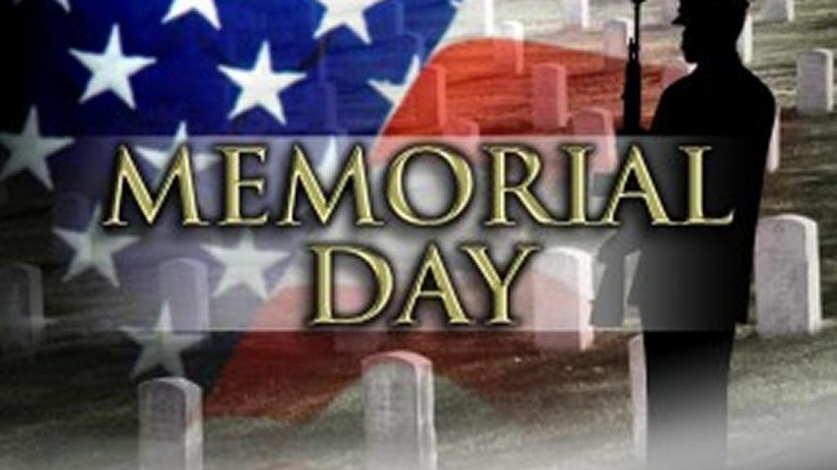 Memorial Day graphic.