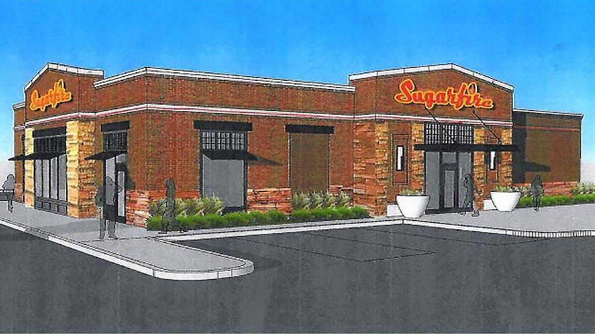 An artist’s rendering of the new Sugarfire Smoke House barbecue restaurant planning in O’Fallon.
