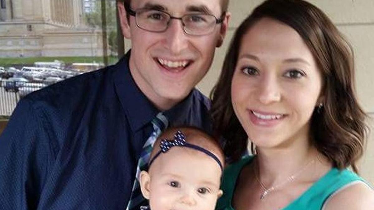 O’Fallon alumni Josh and Bridget Eickmeier with their daughter Eloise.