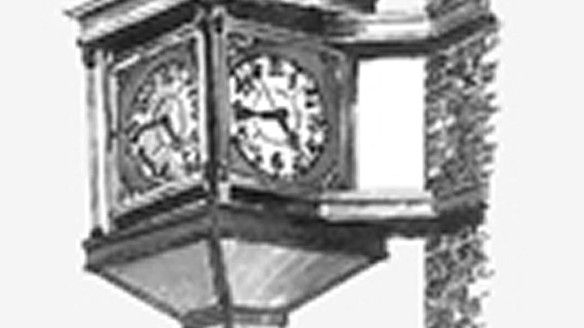 Rendition of the downtown O’Fallon clock.