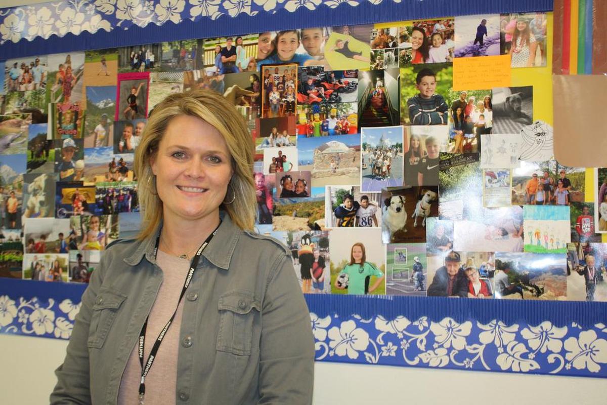 A 2017 Emerson Excellence in Teaching Award recipient, Jana Vasquez of Mascoutah, teaches sixth grade literature and skills at O’Fallon School District 90’s Fulton Jr. High School.